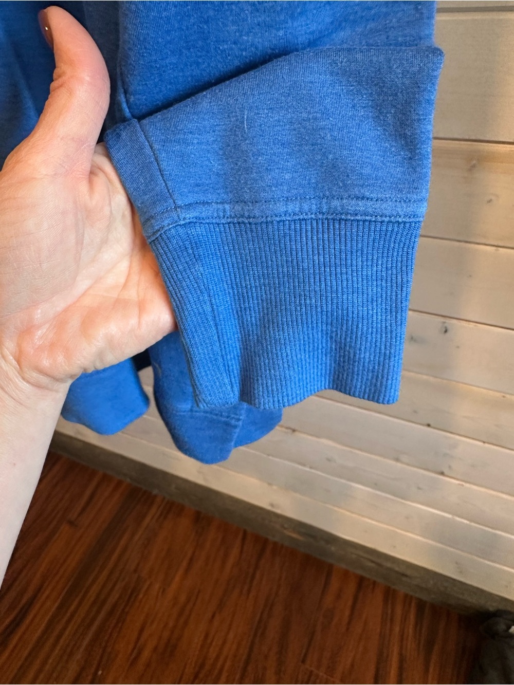 Hyba | Blue Long Sleeved Relaxed Fit Shirt - Picture 5 of 8